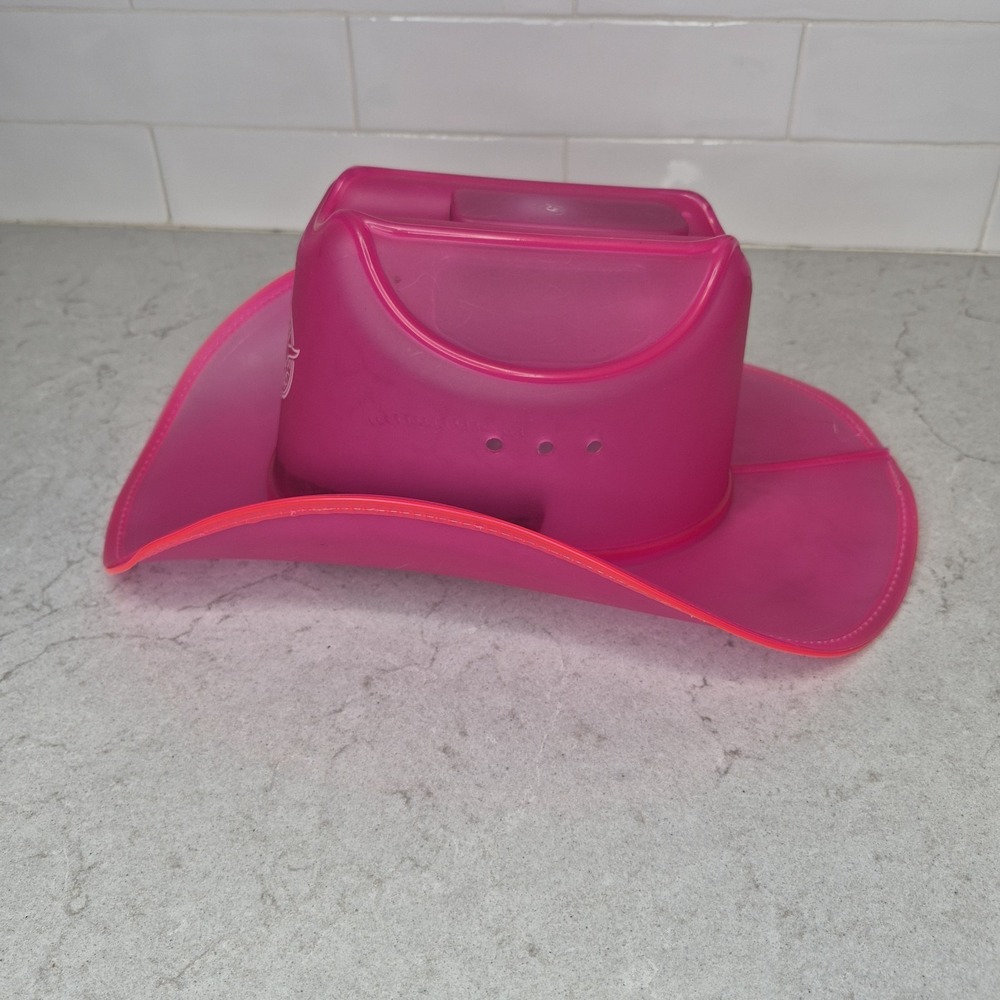 Neon Cowboys Pink LED Cowboy Patry Hat, Bachelorette, Bachelor, Light Up Hat - Picture 7 of 16